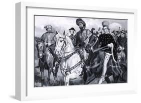 The Knight, from 'Canterbury Tales' by Geoffrey Chaucer-Paul Rainer-Framed Giclee Print