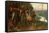 The Knight of the Sun, 1893-Arthur Hughes-Framed Stretched Canvas