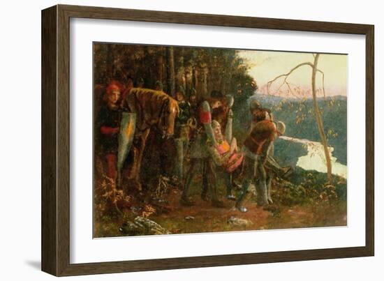 The Knight of the Sun, 1893-Arthur Hughes-Framed Giclee Print