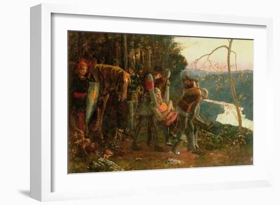 The Knight of the Sun, 1893-Arthur Hughes-Framed Giclee Print