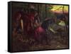 The Knight of the Sun C.1859-60-Arthur Hughes-Framed Stretched Canvas