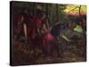 The Knight of the Sun C.1859-60-Arthur Hughes-Stretched Canvas