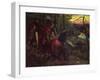 The Knight of the Sun C.1859-60-Arthur Hughes-Framed Giclee Print