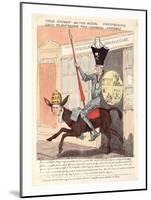 The Knight of the Woeful Countenance Going to Extirpate the National Assembly-null-Mounted Giclee Print