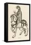 The Knight on a Fine Horse-null-Framed Stretched Canvas