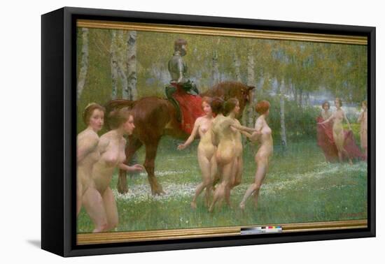 The Knight's Dream, 1902-Richard Mauch-Framed Stretched Canvas