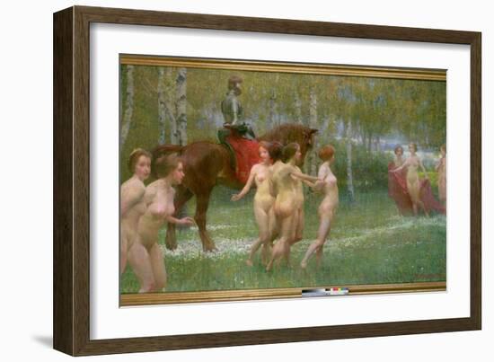 The Knight's Dream, 1902-Richard Mauch-Framed Giclee Print