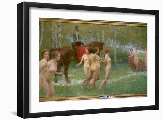 The Knight's Dream, 1902-Richard Mauch-Framed Giclee Print