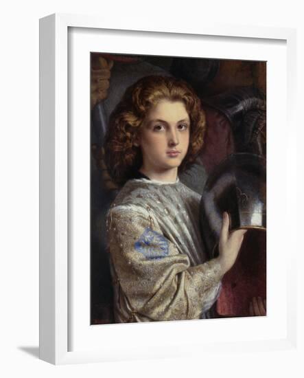 The Knight's Esquire (L'ecuyer)-Frederick William Burton-Framed Giclee Print