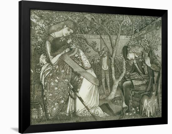 The Knight's Farewell, 1858-Edward Burne-Jones-Framed Giclee Print