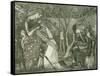 The Knight's Farewell, 1858-Edward Burne-Jones-Framed Stretched Canvas