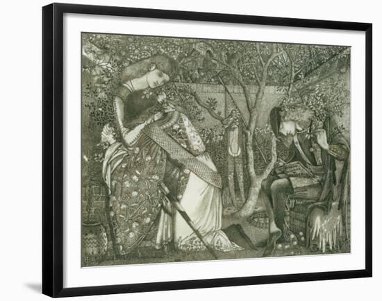 The Knight's Farewell, 1858-Edward Burne-Jones-Framed Giclee Print