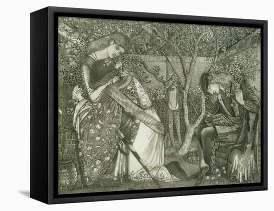 The Knight's Farewell, 1858-Edward Burne-Jones-Framed Stretched Canvas