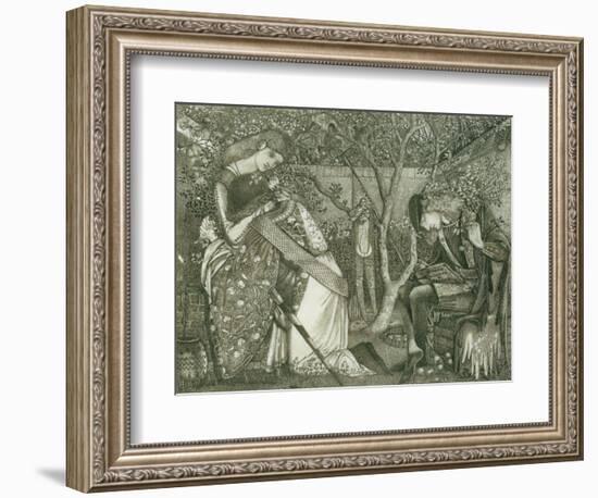 The Knight's Farewell, 1858-Edward Burne-Jones-Framed Giclee Print