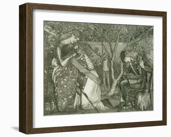 The Knight's Farewell, 1858-Edward Burne-Jones-Framed Giclee Print