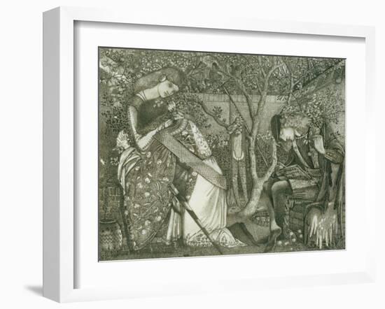 The Knight's Farewell, 1858-Edward Burne-Jones-Framed Giclee Print