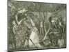 The Knight's Farewell, 1858-Edward Burne-Jones-Mounted Premium Giclee Print