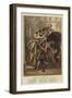 The Knight's Return from Victory-Sir John Gilbert-Framed Giclee Print