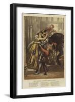 The Knight's Return from Victory-Sir John Gilbert-Framed Giclee Print