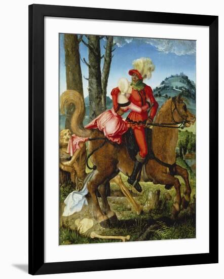 The Knight, the Young Girl and Death-Hans Baldung-Framed Giclee Print