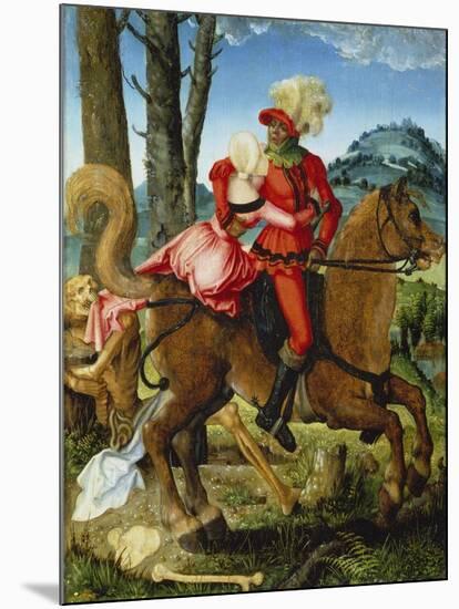 The Knight, the Young Girl and Death-Hans Baldung-Mounted Giclee Print