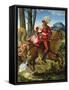 The Knight, the Young Girl and Death-Hans Baldung-Framed Stretched Canvas