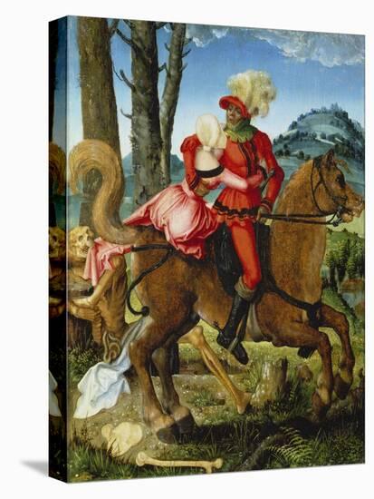 The Knight, the Young Girl and Death-Hans Baldung-Stretched Canvas