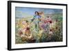 The Knight with the Flower Nymphs-Georges Rochegrosse-Framed Giclee Print