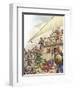 The Knights of St John Seized Turkey's Finest Galleon, the Sultana-Pat Nicolle-Framed Giclee Print