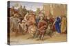 The Knights of the Round Table About to Depart in Quest of the Holy Grail, 1849-William Dyce-Stretched Canvas