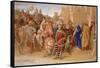 The Knights of the Round Table About to Depart in Quest of the Holy Grail-null-Framed Stretched Canvas