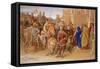 The Knights of the Round Table About to Depart in Quest of the Holy Grail-null-Framed Stretched Canvas