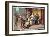 The Knights - Swearing of Allegiance to the Lord, Middle Ages, 19th Century-null-Framed Giclee Print