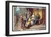 The Knights - Swearing of Allegiance to the Lord, Middle Ages, 19th Century-null-Framed Giclee Print