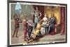 The Knights - Swearing of Allegiance to the Lord, Middle Ages, 19th Century-null-Mounted Giclee Print