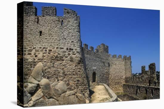 The Knights Templar' Castle, 12th Century, Almourol, Portugal-null-Stretched Canvas