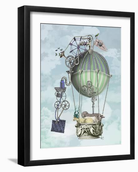 The Knitting Machine-Fab Funky-Framed Art Print