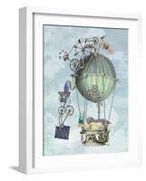 The Knitting Machine-Fab Funky-Framed Art Print