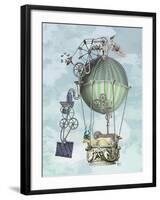 The Knitting Machine-Fab Funky-Framed Art Print