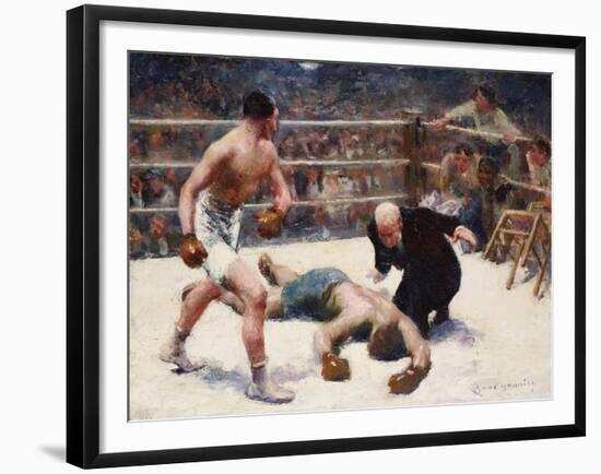 The Knock Out-Claude Charles Bourgonnier-Framed Giclee Print