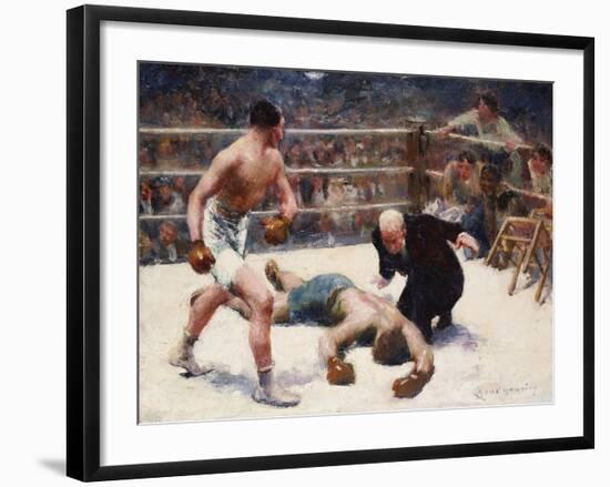 The Knock Out-Claude Charles Bourgonnier-Framed Giclee Print