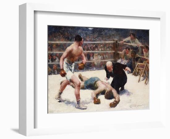 The Knock Out-Claude Charles Bourgonnier-Framed Giclee Print