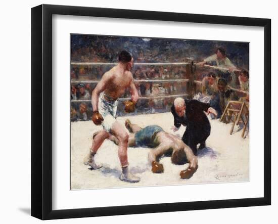 The Knock Out-Claude Charles Bourgonnier-Framed Giclee Print