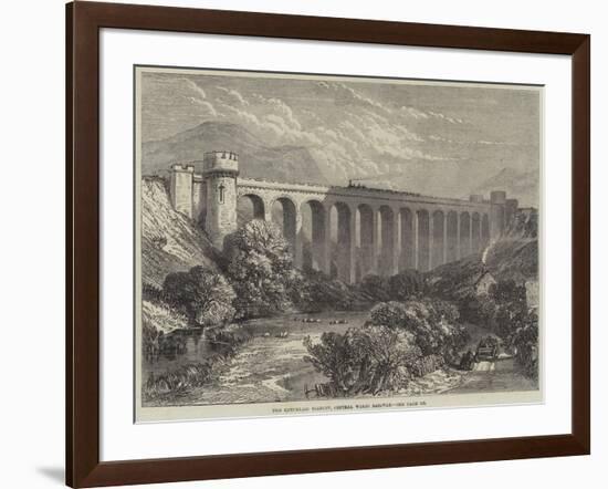 The Knucklass Viaduct, Central Wales Railway-null-Framed Giclee Print