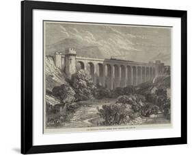 The Knucklass Viaduct, Central Wales Railway-null-Framed Giclee Print