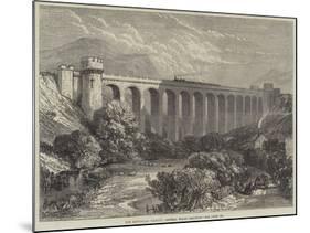 The Knucklass Viaduct, Central Wales Railway-null-Mounted Giclee Print