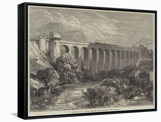 The Knucklass Viaduct, Central Wales Railway-null-Framed Stretched Canvas