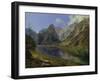 The Koenigssee with Watzmann, 1837-Adalbert Stifter-Framed Giclee Print