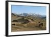 The Koh-e Baba mountains make an impressive backdrop in Bamiyan Province, Afghanistan, Asia-Alex Treadway-Framed Photographic Print