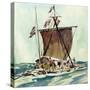 The Kon-Tiki-English School-Stretched Canvas